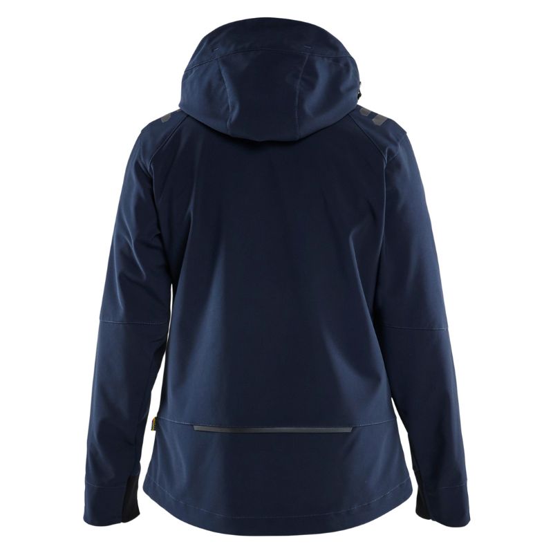 Hi vis softshell work outlet jacket